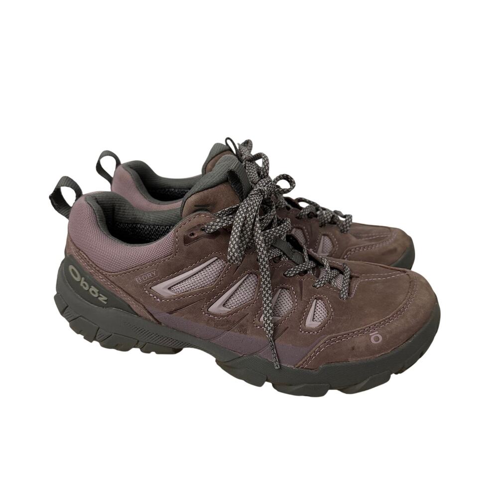 Oboz Shoes Women's Size 8 Sawtooth X Low B-DRY Waterproof Hiking Lupine